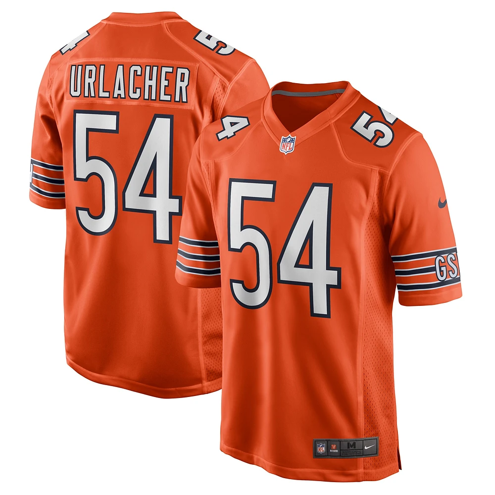 Men's Nike Brian Urlacher Orange Chicago Bears Retired Player Alternate Game Jersey