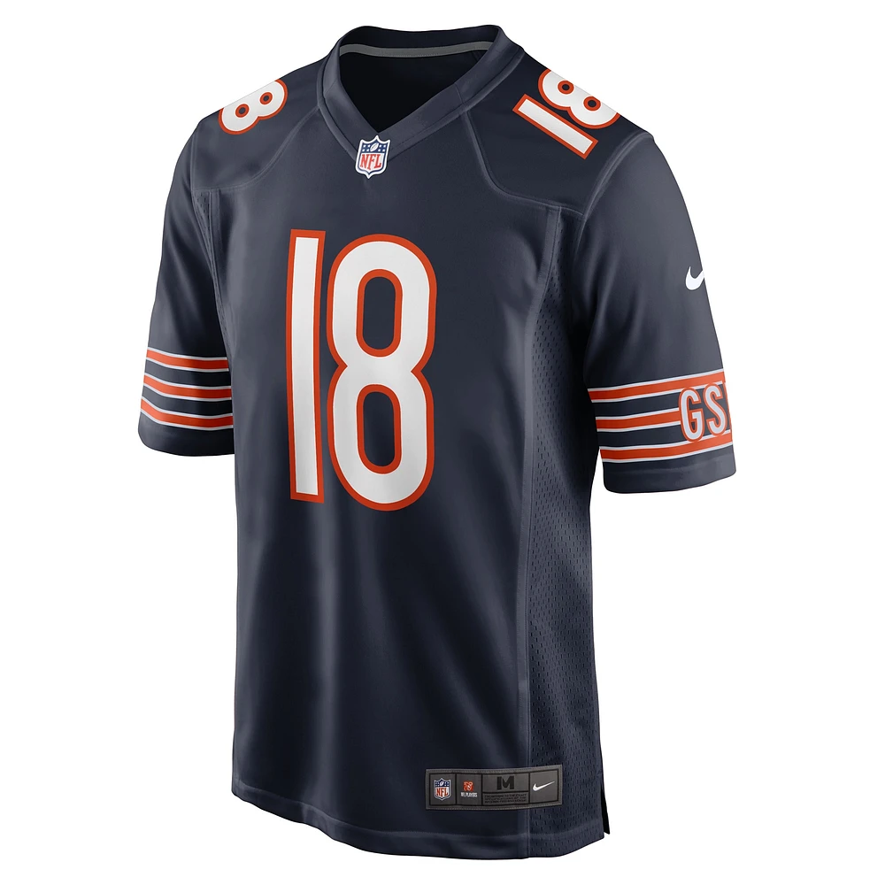 Men's Nike Caleb Williams Navy Chicago Bears  Player Game Jersey