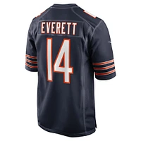 Men's Nike Gerald Everett  Navy Chicago Bears Game Jersey