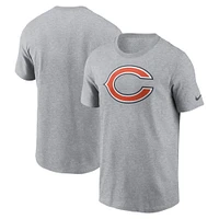 Men's Nike  Gray Chicago Bears Primary Logo T-Shirt