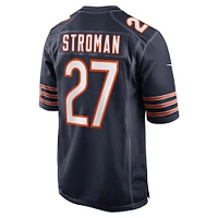 Men's Nike Greg Stroman  Navy Chicago Bears Team Game Jersey