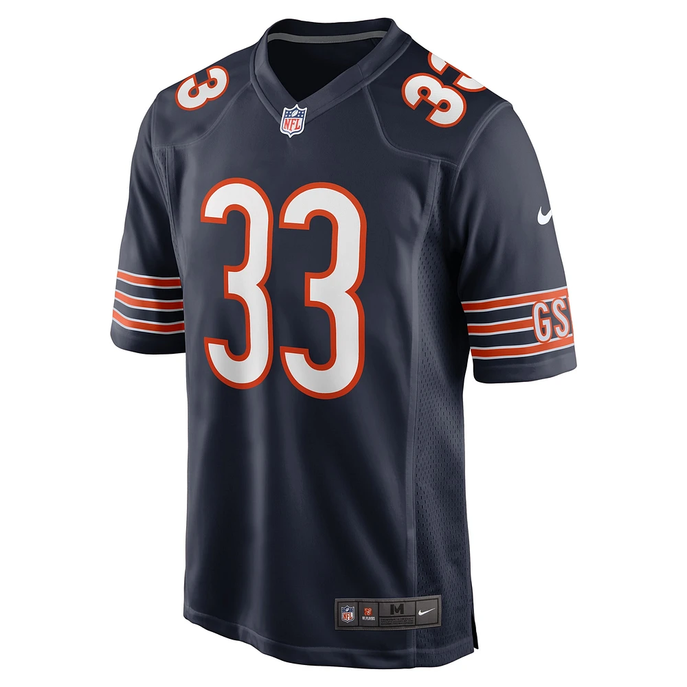 Men's Nike Ian Wheeler  Navy Chicago Bears Game Jersey