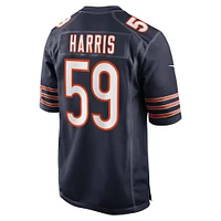 Men's Nike Jalen Harris  Navy Chicago Bears Team Game Jersey