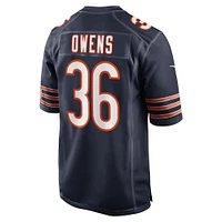 Men's Nike Jonathan Owens  Navy Chicago Bears Game Jersey