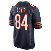 Men's Nike Marcedes Lewis  Navy Chicago Bears Game Jersey