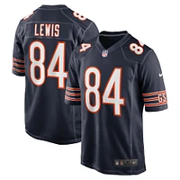 Men's Nike Marcedes Lewis  Navy Chicago Bears Game Jersey