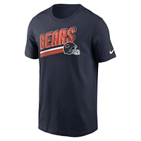 Men's Nike Navy Chicago Bears Essential Blitz Lockup T-Shirt