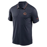 Men's Nike Navy Chicago Bears Sideline Victory Performance Polo