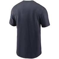Men's Nike Navy Chicago Bears Team Wordmark T-Shirt