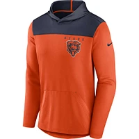 Men's Nike Orange Chicago Bears Fan Gear Pullover Hoodie