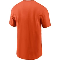 Men's Nike  Orange Chicago Bears Local Essential T-Shirt