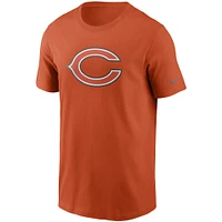 Men's Nike Orange Chicago Bears Primary Logo T-Shirt