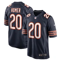 Men's Nike Travis Homer Navy Chicago Bears Game Player Jersey