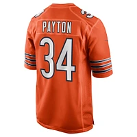 Men's Nike Walter Payton Orange Chicago Bears Retired Player Alternate Game Jersey