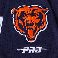 Men's Pro Standard Caleb Williams Navy Chicago Bears Mesh Button-Up Baseball Jersey