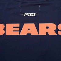 Men's Pro Standard Navy Chicago Bears Retro Striper T-Shirt