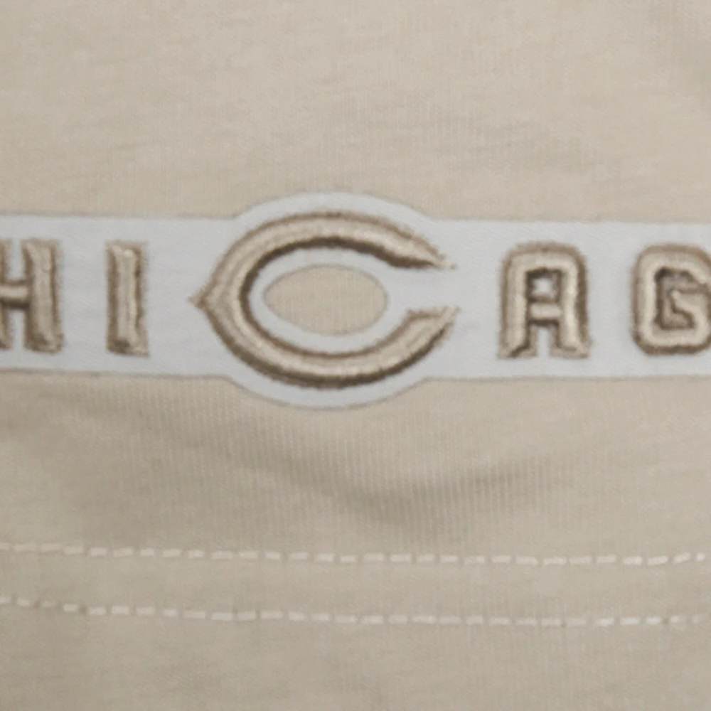 Men's Pro Standard Tan Chicago Bears Neutrals Capsule Short Sleeve Pullover Hoodie