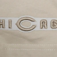 Men's Pro Standard Tan Chicago Bears Neutrals Capsule Short Sleeve Pullover Hoodie