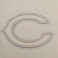 Men's Pro Standard Tan Chicago Bears Neutrals Capsule Short Sleeve Pullover Hoodie