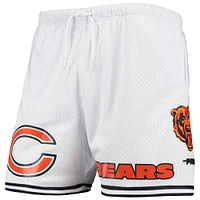 Short en maille Chicago Bears Pro Standard pour homme, blanc/noir