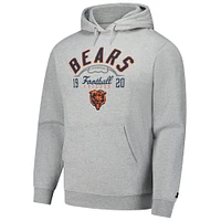 Men's Starter  Heather Gray Chicago Bears Pullover Hoodie