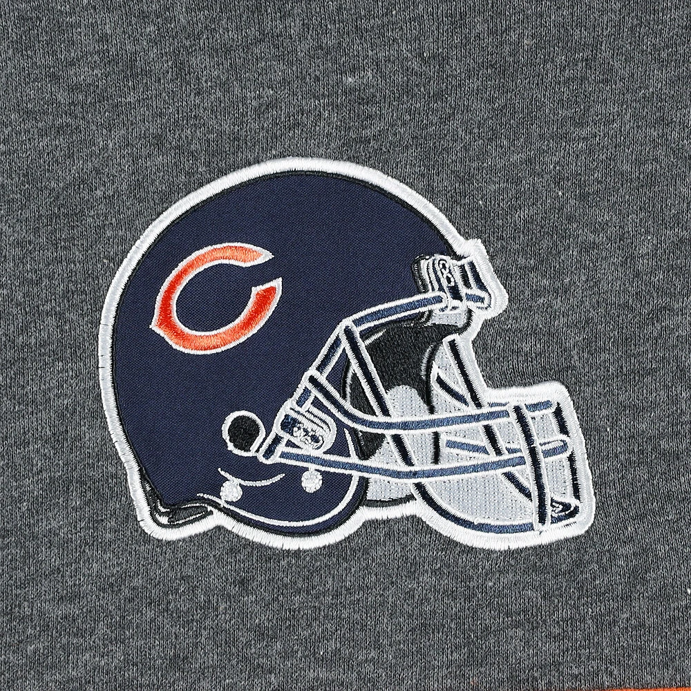 Sweat à capuche pour hommes Starter Navy/Heather Charcoal Chicago Bears Extreme