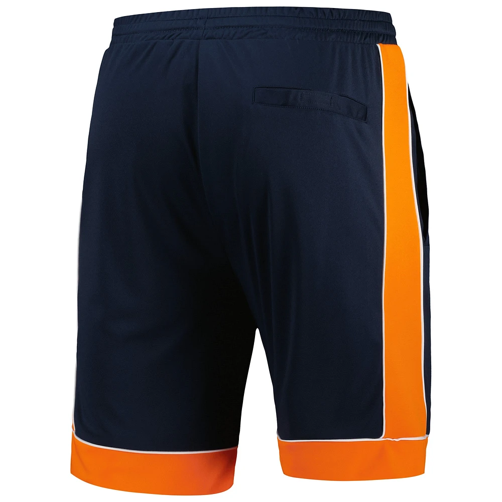 Short de mode préféré des fans Chicago Bears Starter bleu marine/orange pour hommes