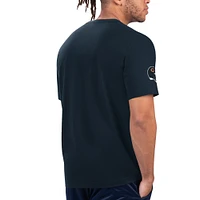 Men's Starter Navy/Orange Chicago Bears Finish Line Extreme Graphic T-Shirt