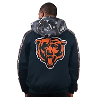 Men's Starter  Navy Chicago Bears Thursday Night Gridiron Full-Zip Jacket