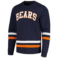 Men's Tommy Hilfiger Navy/Orange Chicago Bears Nolan Long Sleeve T-Shirt