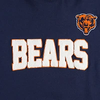 Men's Tommy Hilfiger Navy/White Chicago Bears Alex Long Sleeve Hoodie T-Shirt
