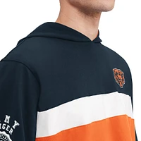 Men's Tommy Hilfiger Navy Chicago Bears Morgan Long Sleeve Hoodie T-Shirt