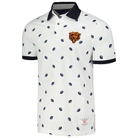 Men's Tommy Hilfiger White Chicago Bears Bryce Pique Polo