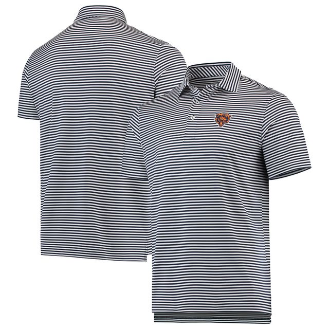 Polo pour homme Vineyard Vines bleu marine Chicago Bears Winstead Stripe