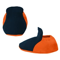 Newborn & Infant Navy/Orange Chicago Bears 3-Piece Little Champ Bodysuit Bib Booties - Set
