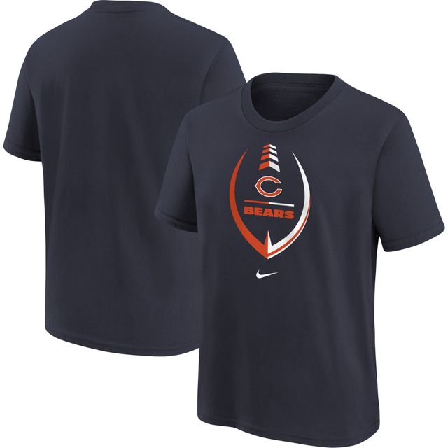 Préscolaire Nike Chicago Bears Icon Wordmark bleu marine - T-shirt