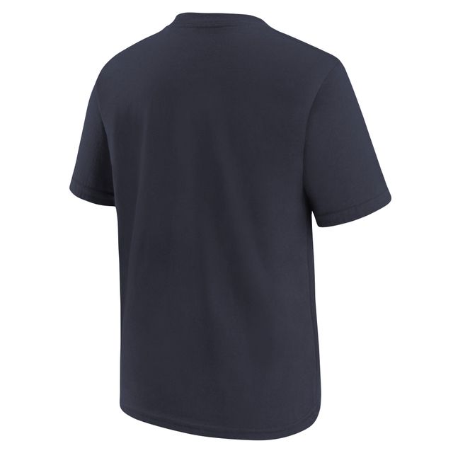 Préscolaire Nike Chicago Bears Icon Wordmark bleu marine - T-shirt