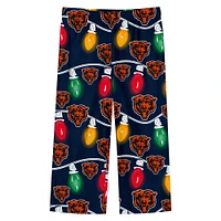 Toddler Chicago Bears Two-Piece Garland Holiday Long Sleeve Pajama Set