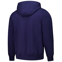 Unisex Dunbrooke  Navy Chicago Bears Defender Quarter-Zip Hoodie