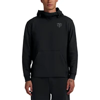 Unisex Fanatics Black Chicago Bears Front Office Tonal Tri-Blend Pullover Hoodie