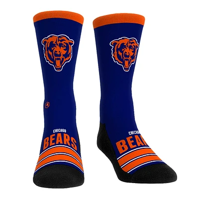 Chaussettes unisexes Rock Em Chicago Bears Gametime Stripe Crew