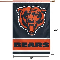 WinCraft Chicago Bears 28" x 40" Primary Logo Single-Sided Vertical Banner