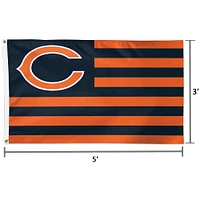 WinCraft Chicago Bears 3' x 5' Americana Stars & Stripes Deluxe Flag