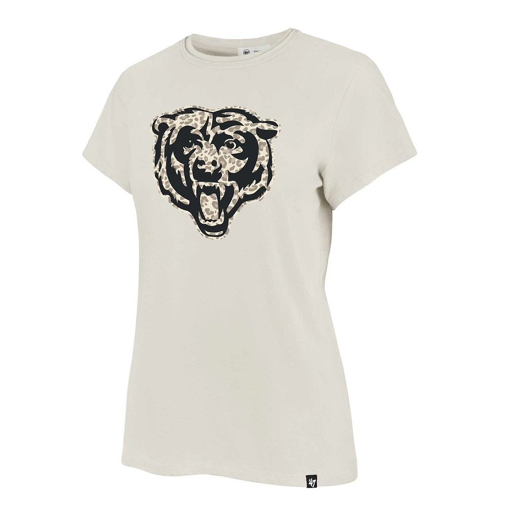 Women's '47 Cream Chicago Bears Panthera Frankie T-Shirt