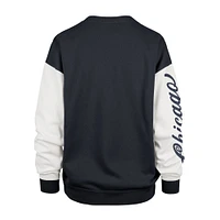 Women's '47  Navy Chicago Bears Double Header Rise Andie Pullover Sweatshirt