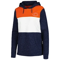 Women's Antigua Navy Chicago Bears Wicket Pullover Hoodie