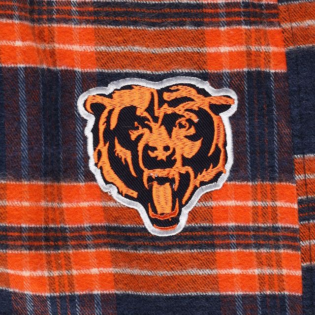 Concepts Sport T-shirt et pantalon avec écusson Chicago Bears bleu marine/orange pour femme