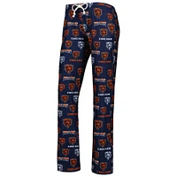 Women's Concepts Sport Navy Chicago Bears Breakthrough Knit Pants