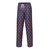 Women's Concepts Sport Navy Chicago Bears Gauge Allover Print Sleep Pants