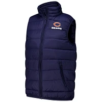 Women's  Dunbrooke Navy Chicago Bears Alberta Full-Zip Vest